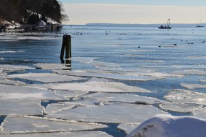 Ice in Rockport Harbor